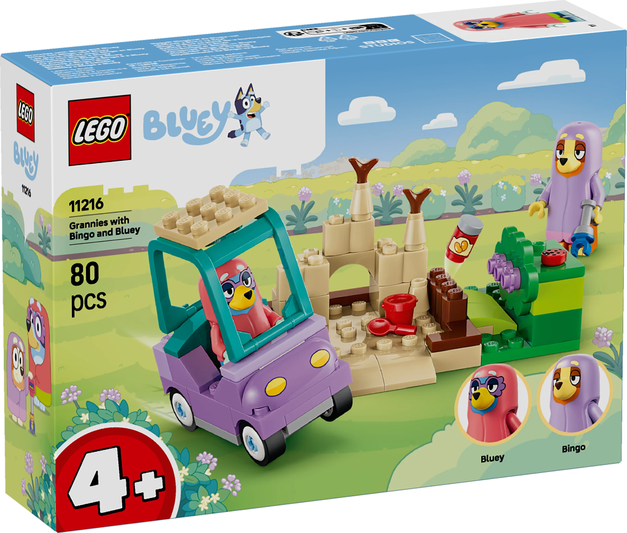 Tuotekuva ille Pommo ja Tuuri mummeleina LEGO® Bluey (11216)