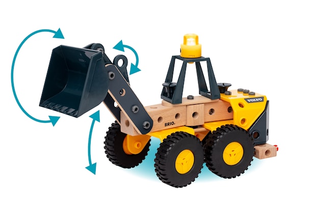 Tuotekuva 3 - Builder Volvo -pyöräkuormaaja (34598) BRIO