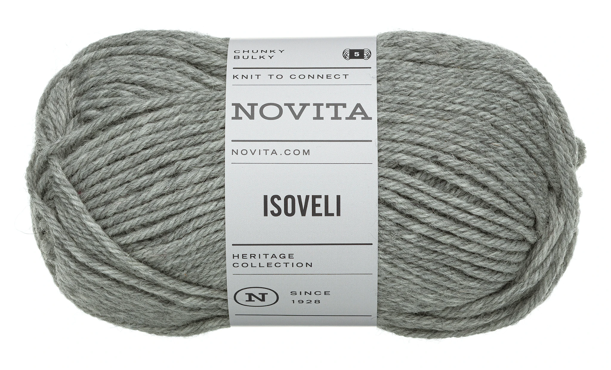 Produktbild för Isoveli Garn Ullmix 100 g Sten 043 Novita
