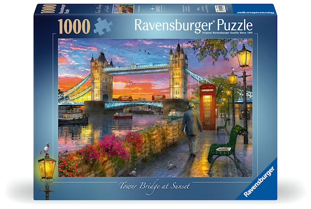 Pussel Tower Bridge At Sunset 1000 bitar, Ravensburger