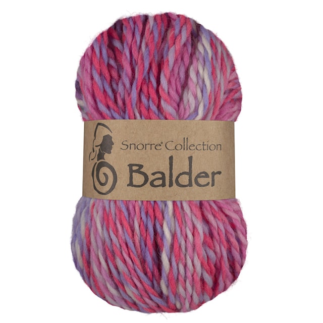 Balder Enfargede Ull 100 gr Lilla 864 Viking Snorre