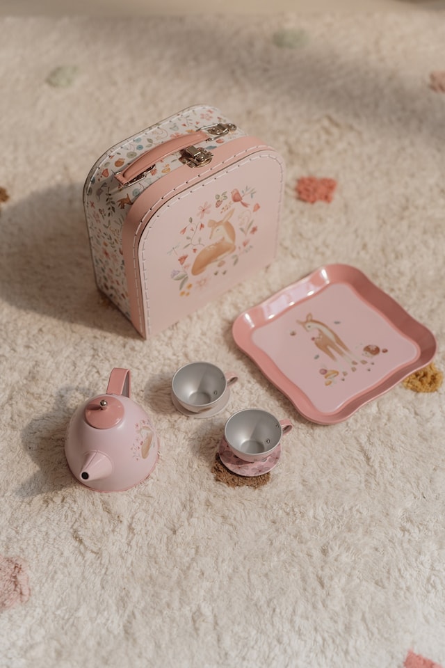 Produktbild 4 för Fairy Garden Te-servis i Koffert Little Dutch