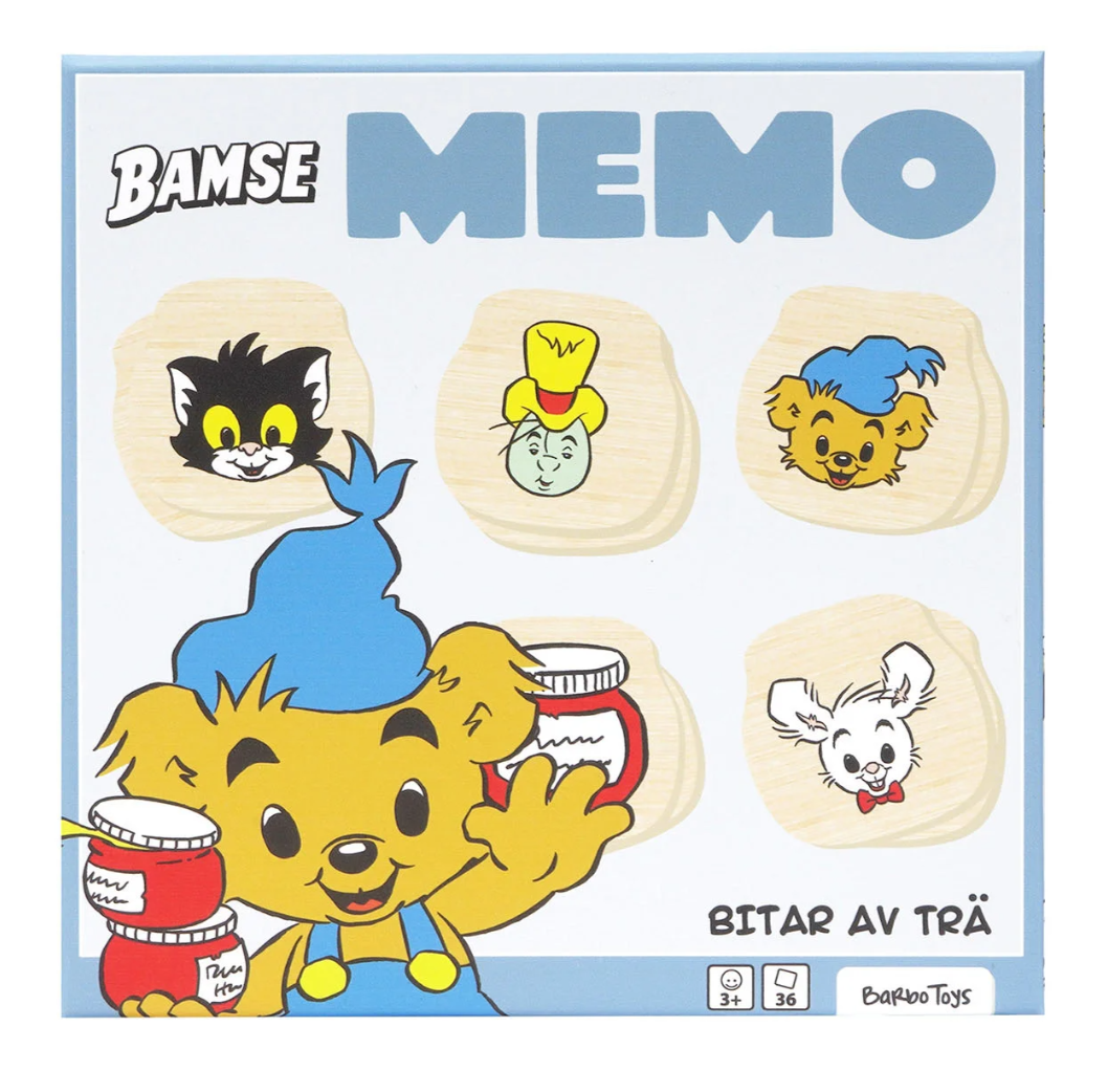Bamse Memo Wooden