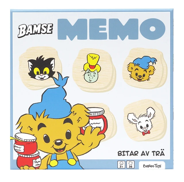 Bamse Memo Wooden