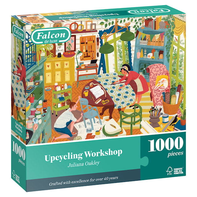 Produktbilde 3 for Puslespill Upcycling Workshop 1000 brikker, Falcon