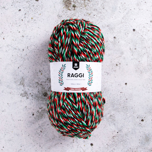 Tuotekuva 1 - Raggi Lanka Villasekoite 100 g Sparkling Christmas Chaos (15229) Järbo