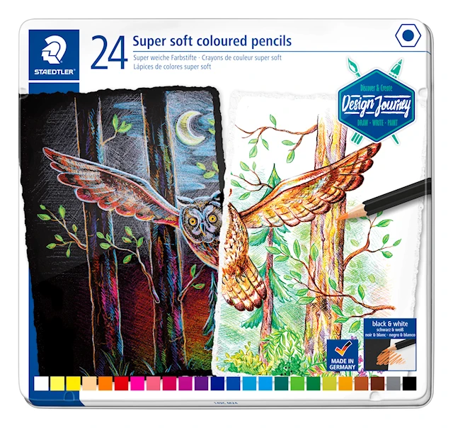 Staedtler Design Journey Superpehmeä värikynä 24 kpl