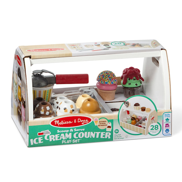 Produktbild 5 för Lekset Glasskiosk Trä Melissa & Doug