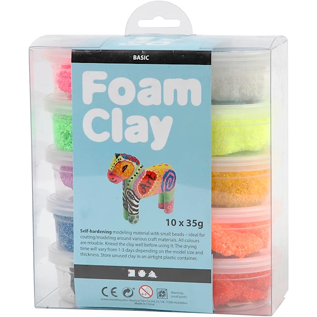Foam Clay Modellera Basic 10x35 g