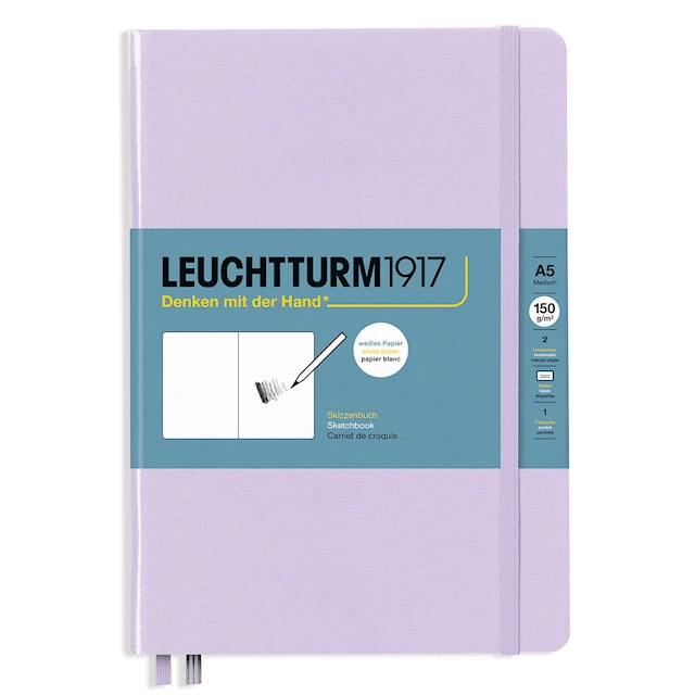 Skissbok A5 Lilac Leuchtturm 1917