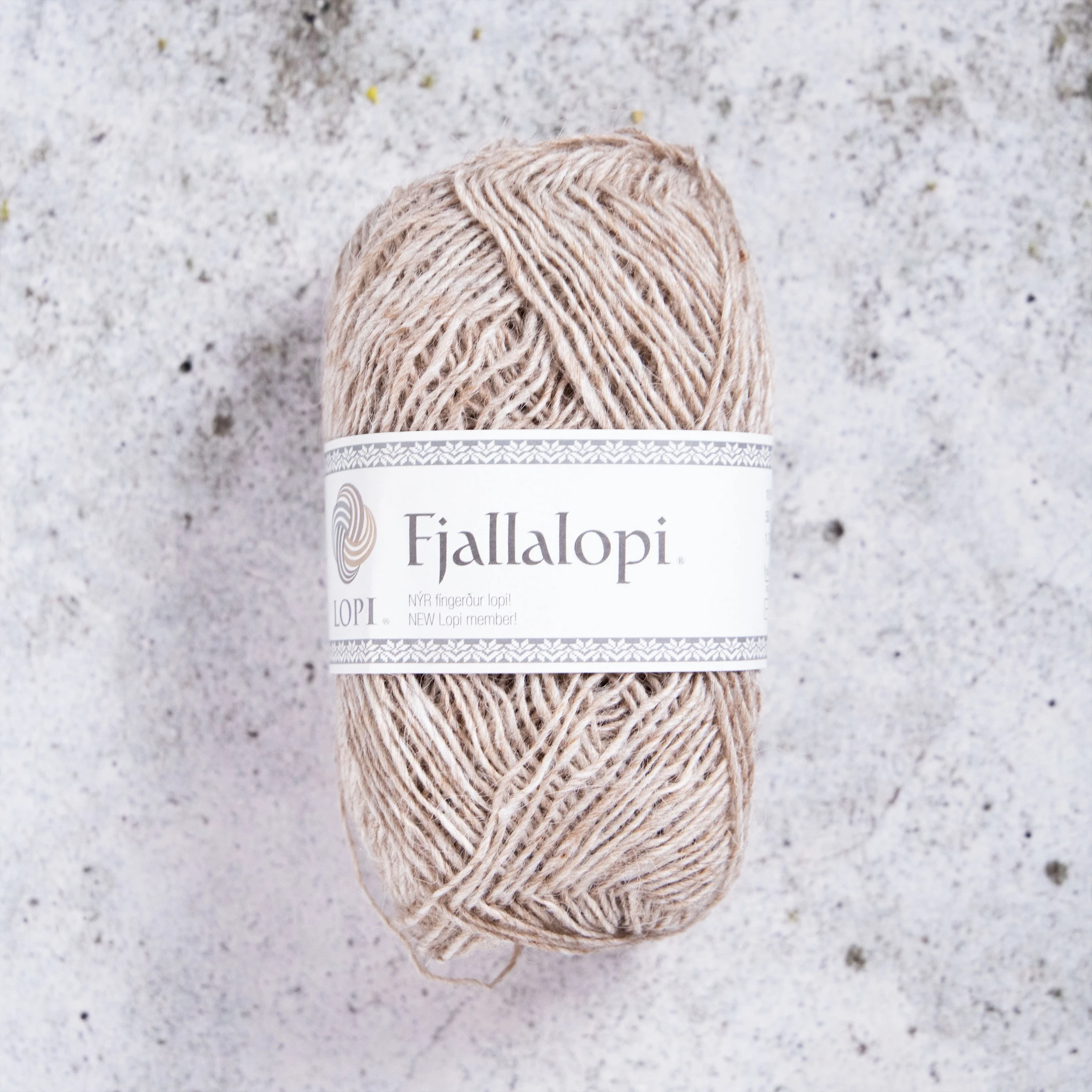 Produktbild för Fjallalopi ullgarn 50g Light Moorit 01 Istex