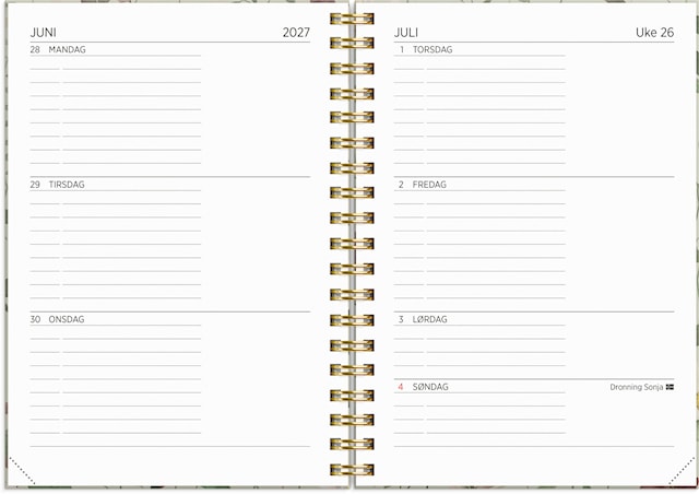 Produktbilde 2 for Kalender A6 26/27 Sommer Grieg