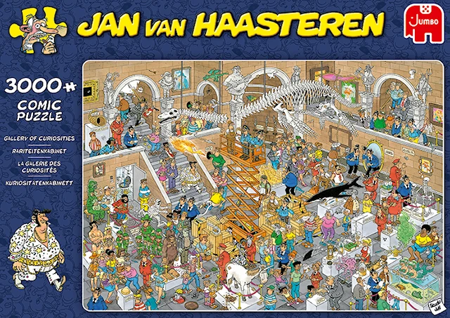 Jan Van Haasteren Gallery of Curiosities Pussel 3000 bitar, Jumbo