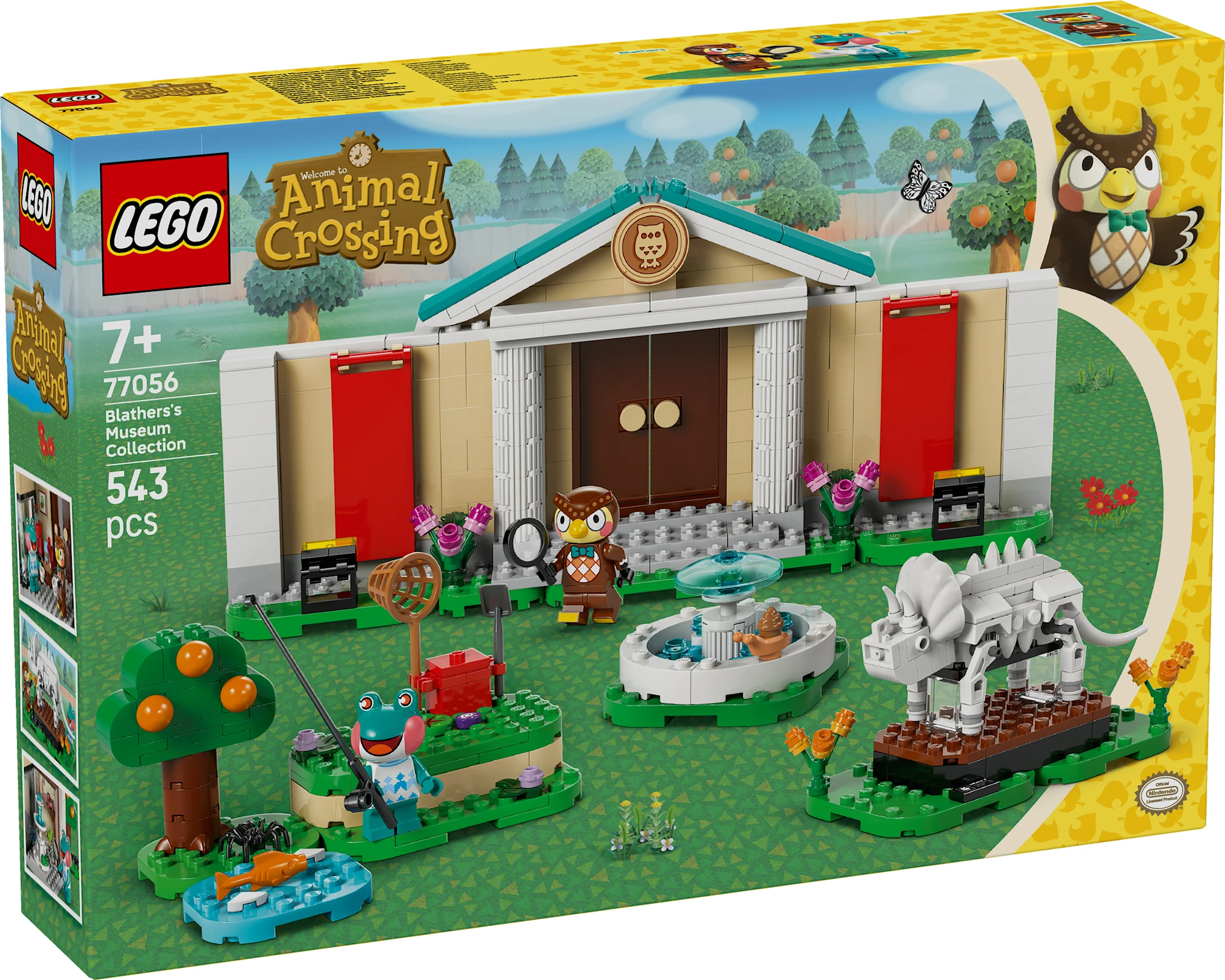 Tuotekuva ille Blathers ja museon kokoelma LEGO® Animal Crossing (77056)