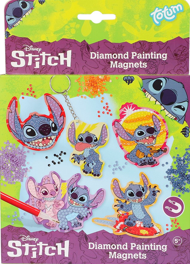Diamantmålning Magneter & Nyckelringar Stitch