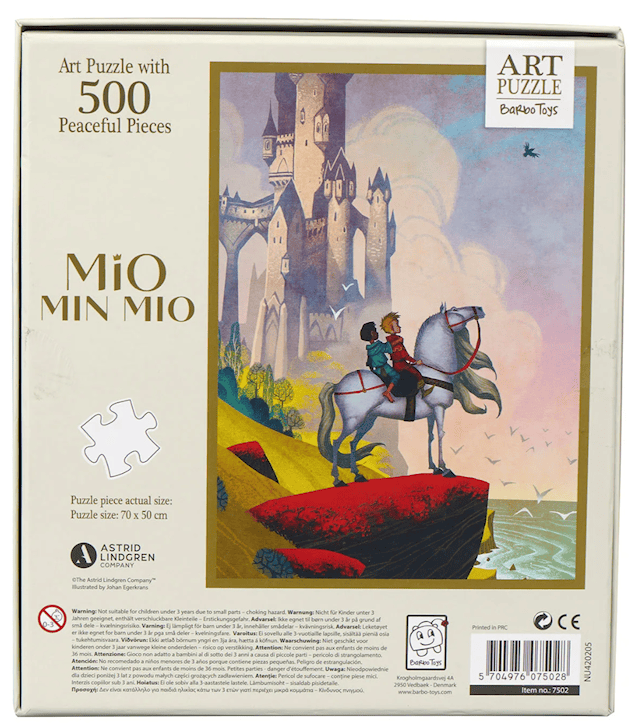 Produktbild 2 för Astrid Mio Min Mio Art Castle Pussel 500 bitar