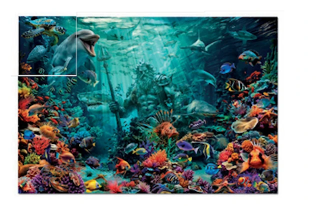 Palapeli Koralliriutta Poseidon 1000 palaa, Educa