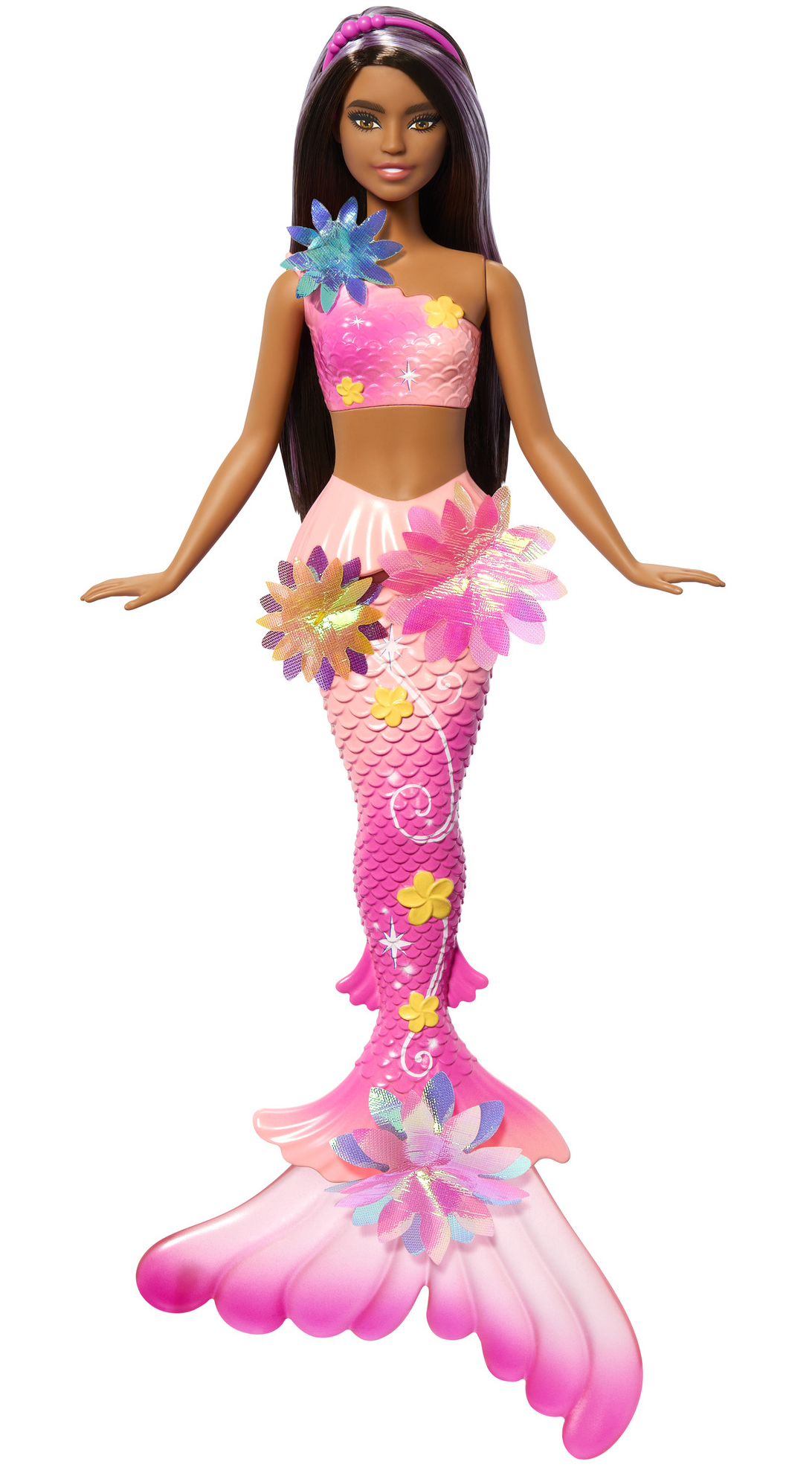Barbie Blooming Magic Rosa Sjöjungfru Modedocka