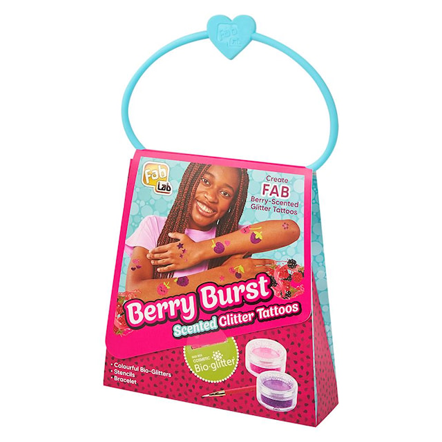 Produktbilde 5 for Berry Burst Glitter Tattoos med Duft FabLab