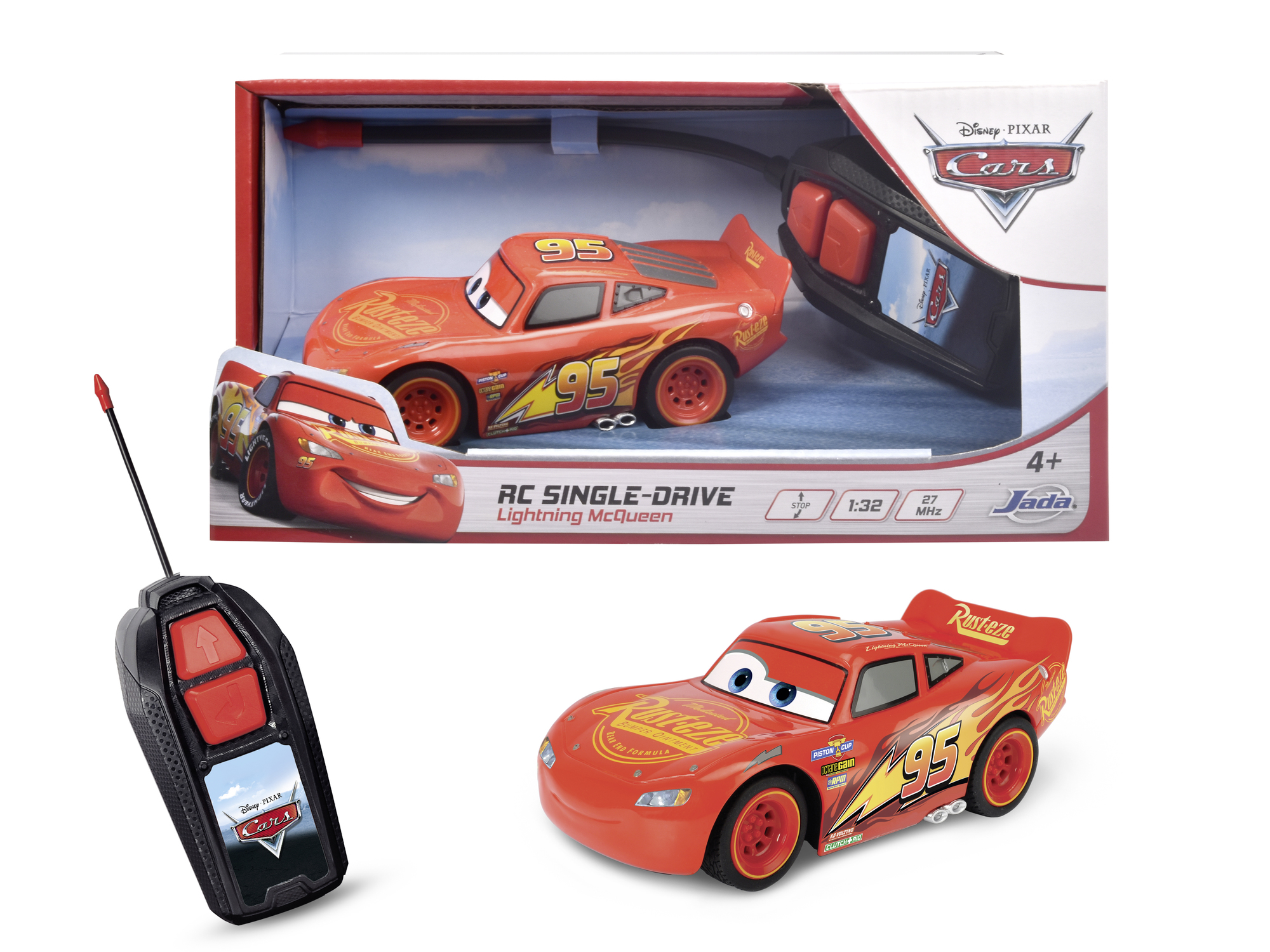 Disney Bilar Radiostyrd Blixten McQueen 1:32