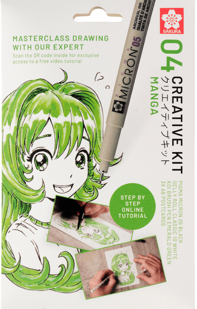 Tuotekuva 1 - Alkuperäinen setti Sakura Creative Art Kit Manga