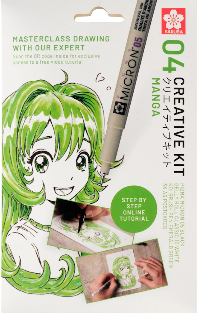 Alkuperäinen setti Sakura Creative Art Kit Manga