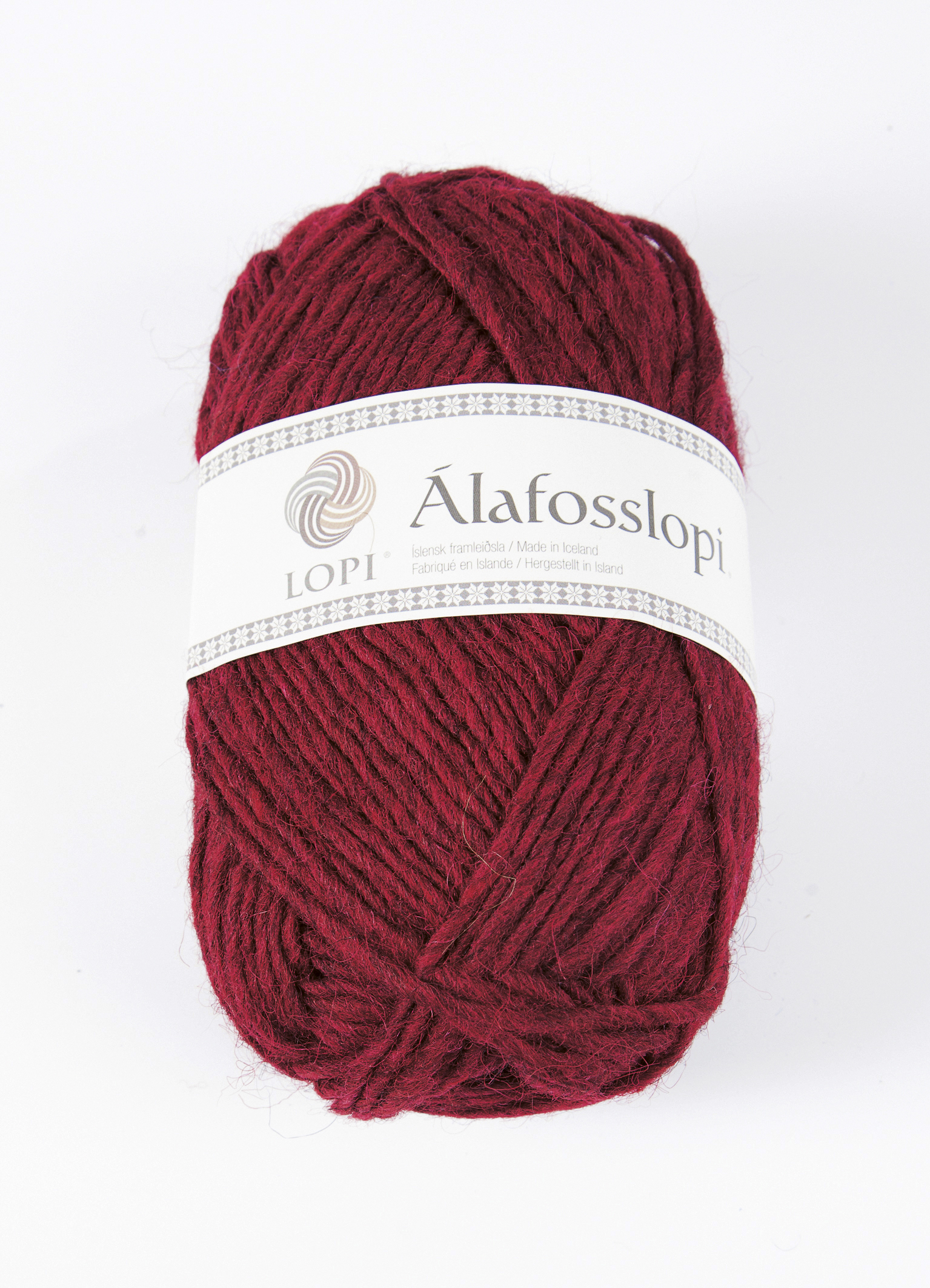Álafosslopi Garn Ull 100 g Skymningsröd Istex (1238)