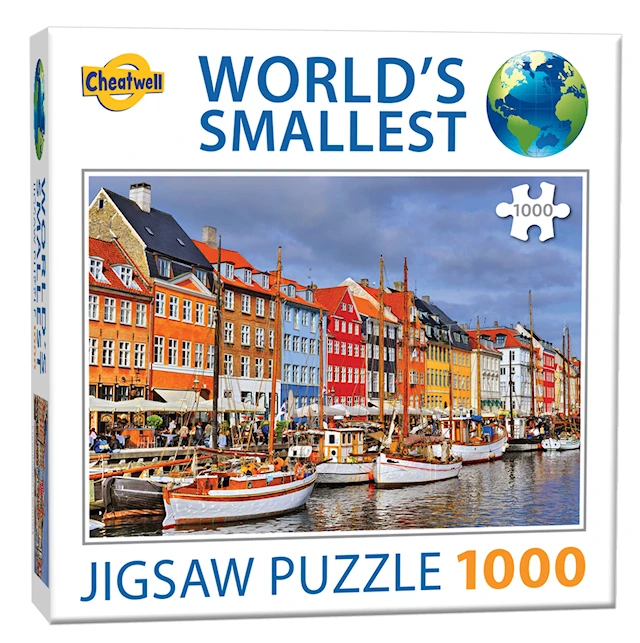 Världens minsta pussel 1000 bitar Copenhagen