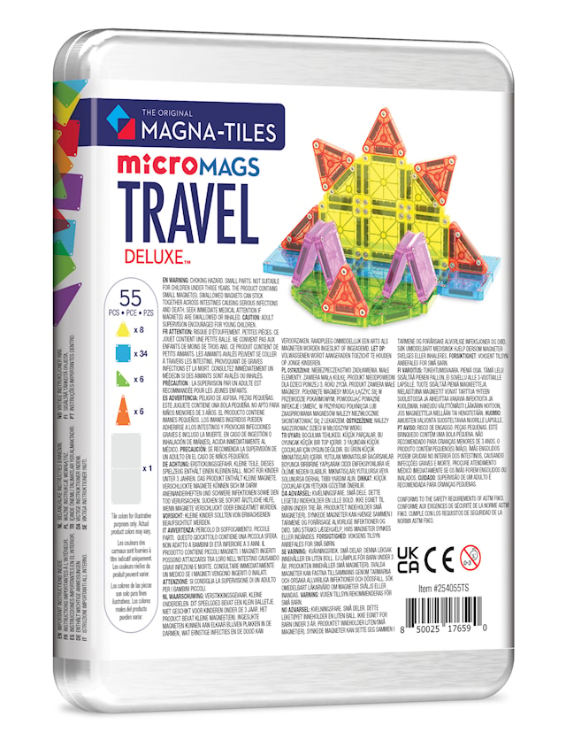 Produktbild 4 för Magna-Tiles Deluxe Reseset 55 Bitar