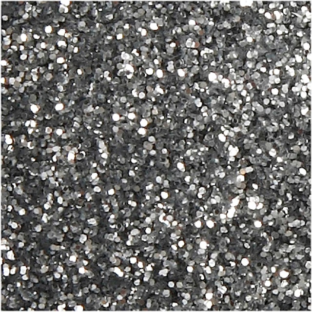 Produktbilde 2 for Biologisk nedbrytbart glitter, sølv, 27 ml, 15 g/ 1 boks