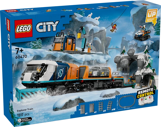 Arktisten tutkimusretkeilijöiden pikajuna LEGO® City (60470)