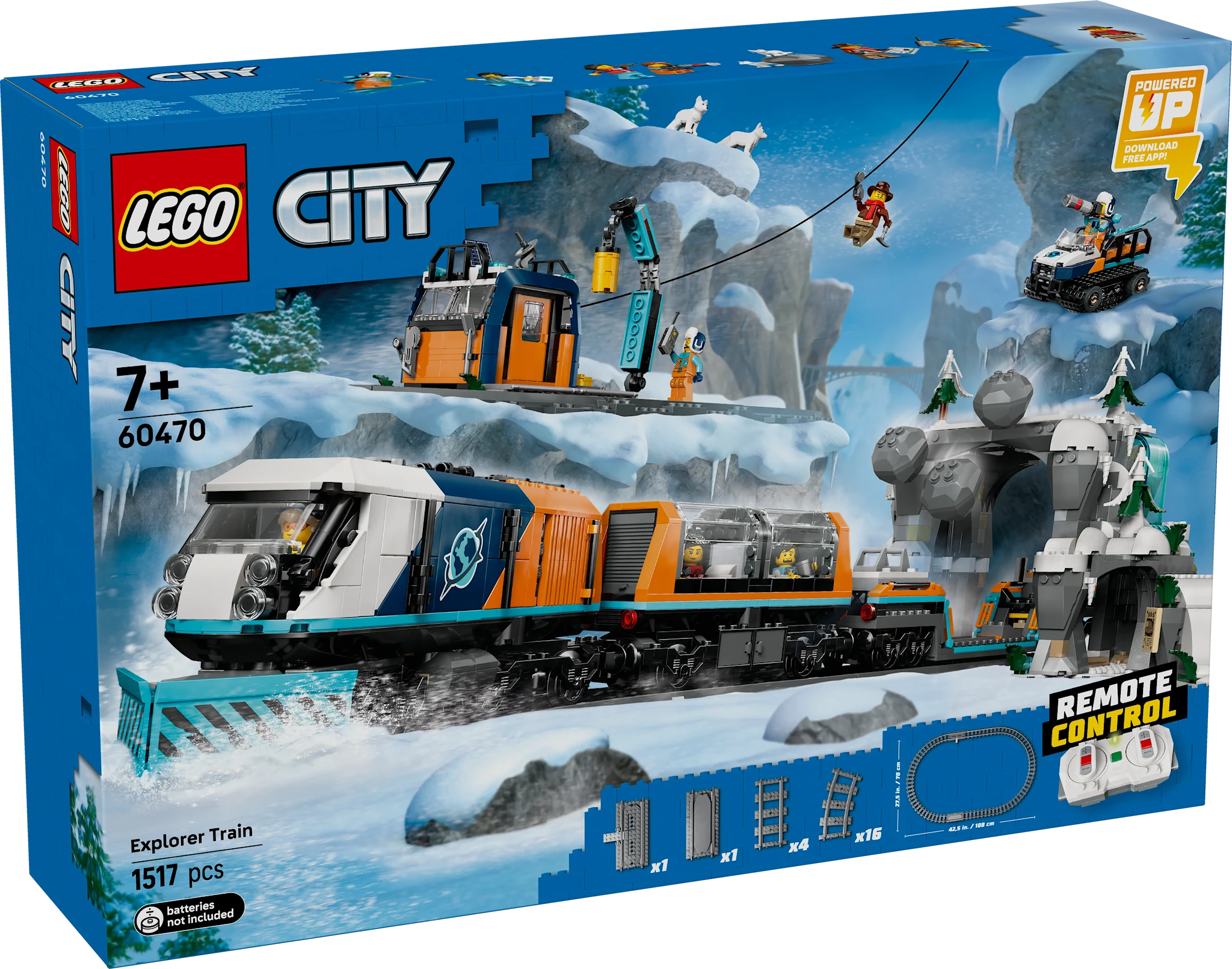 Produktbilde for Polarekspedisjonens ekspresstog LEGO® City (60470)