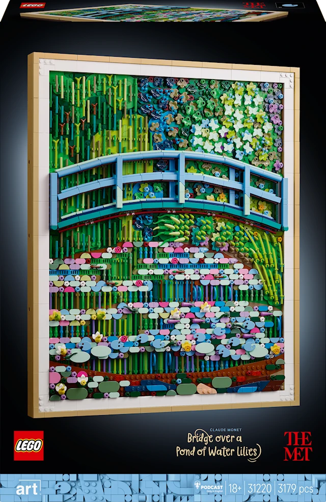 LEGO Art Claude Monet – Bridge Over a Pond of Water Lilies (31220)