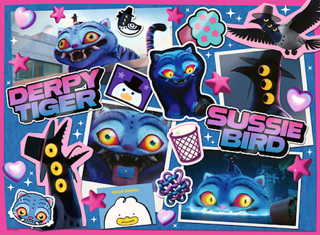 Tuotekuva 2 - K-Pop Demon Hunters Derpy & Sussie Puzzle 300 palaa XXL, Ravensburger