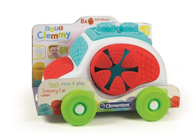 Produktbilde 2 for Putteboks Softy Clemmy Bil, Baby Clementoni