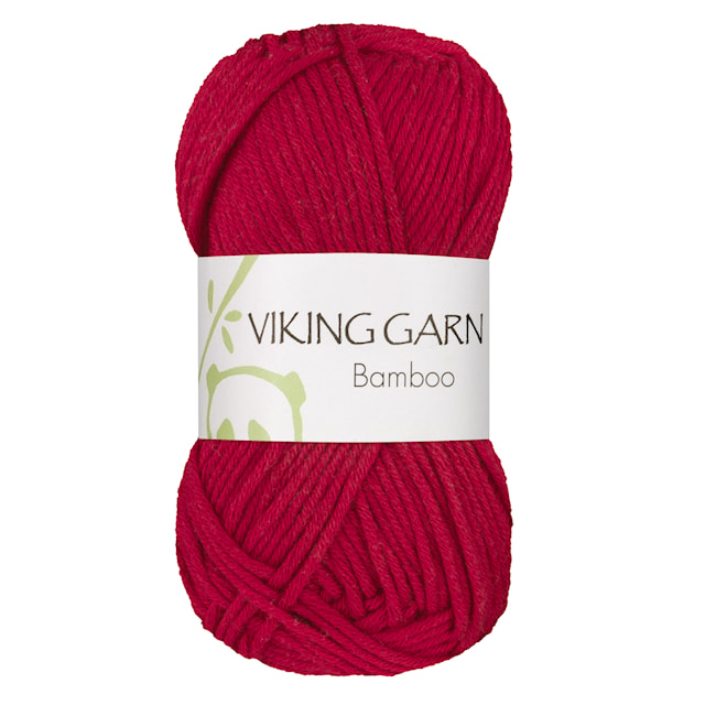 Bamboo 50 g punainen Viking Garn