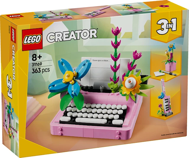 Kirjoituskone ja kukat LEGO® Creator (31169)