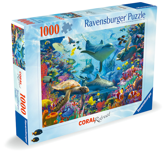 Tuotekuva 3 - Coral Reef Retreat Palapelit 1000 palaa, Ravensburger