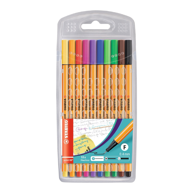 Fineliner Point 88 10-pack STABILO
