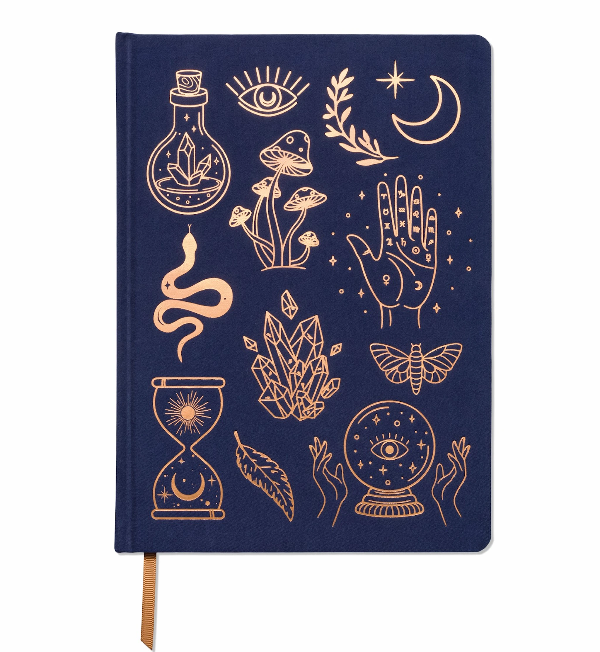 Produktbild för Skrivbok Mystik, Linjerad, 200 sidor, Designworks