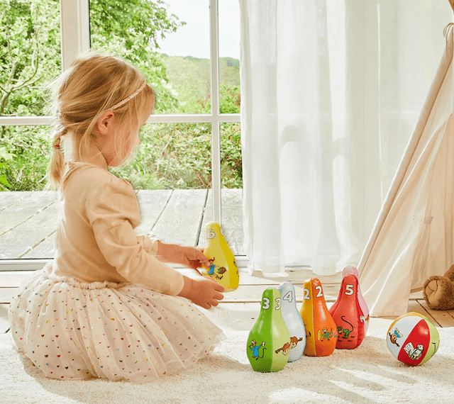 Produktbild 2 för Astrid Pippi Soft Bowling Set