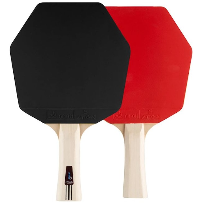 Tuotekuva 2 - Pöytätennissetti/pingissetti Cybershape Sonic V2 -setti mailan ja pallojen kera STIGA