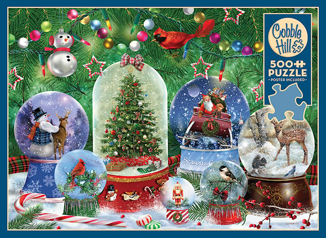 Tuotekuva 1 - Palapelit Snow Globes 500 palaa, Cobble Hill