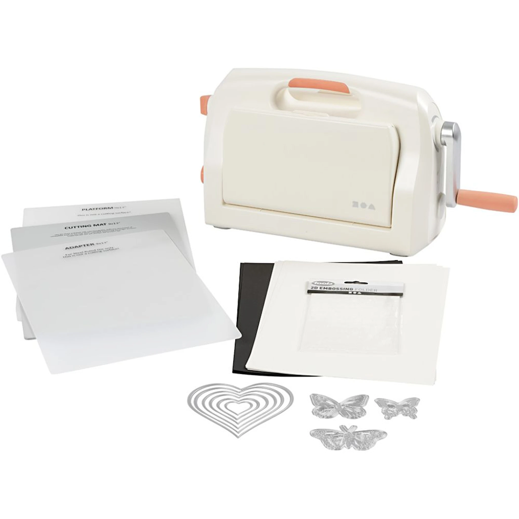 Produktbilde for Stanse- og pregemaskin - startsett, A4, ark 210x297 mm, 1 sett