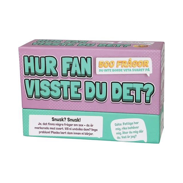 Hur fan visste du det? (SE)