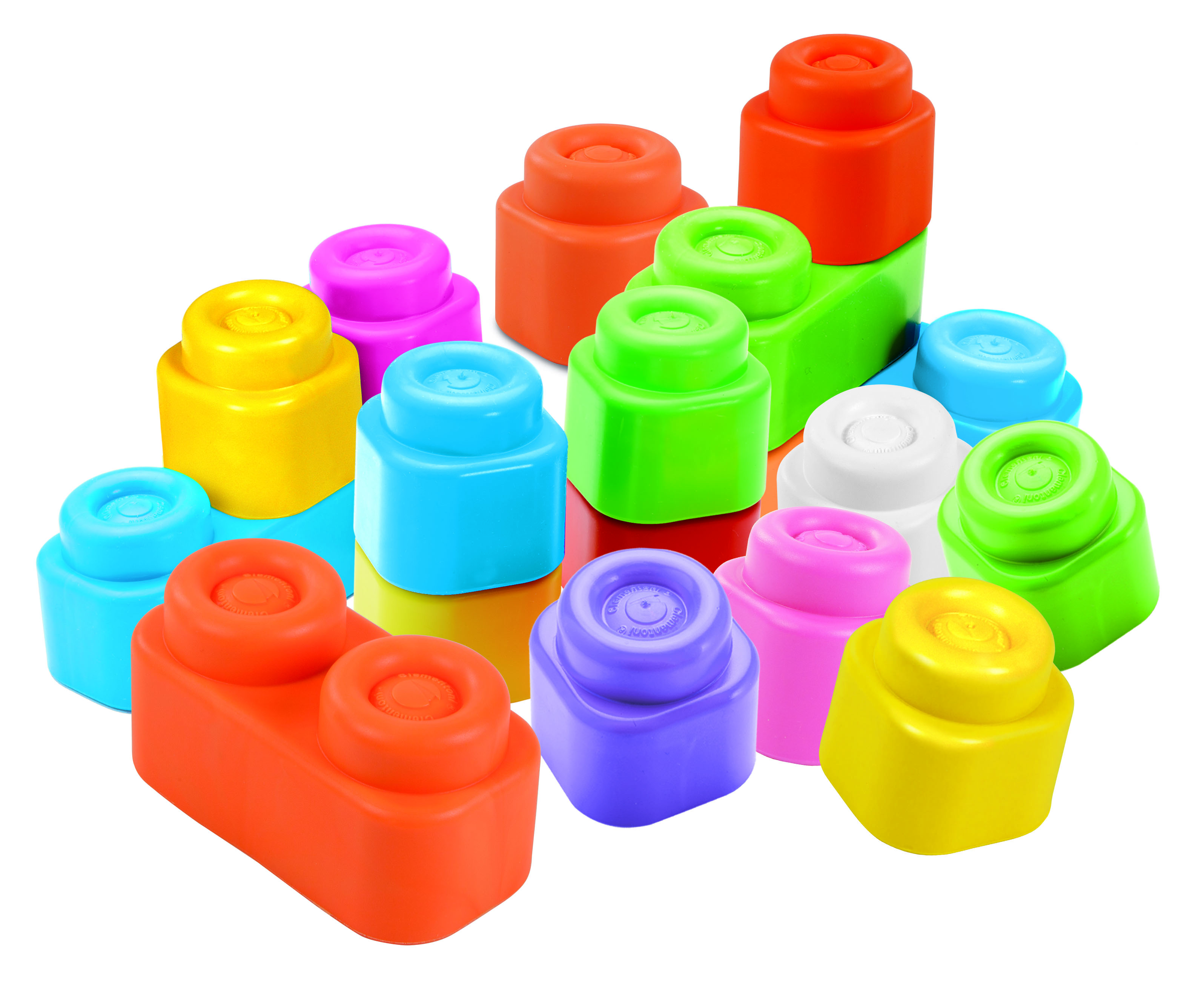 Soft Clemmy Mjuka Byggklossar 20-Pack Clementoni