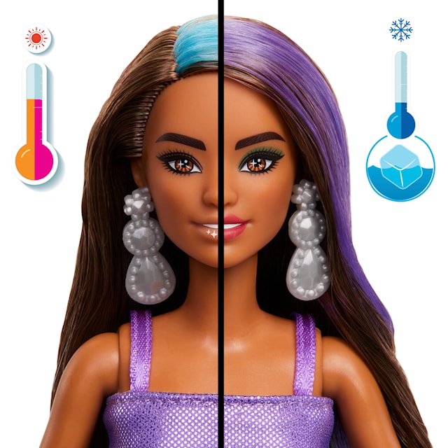 Tuotekuva 3 - Barbie Glam Party Unboxed  violetti muotinukke