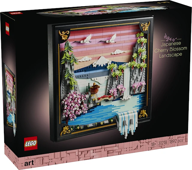 Japanilainen kirsikankukkamaisema LEGO® ART (31218)