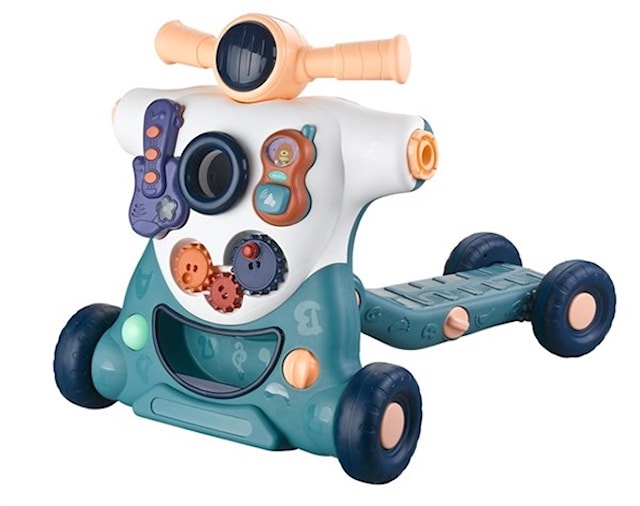 Produktbild 3 för ActiSteps by BabyDan - 4-in-1 Baby Activity Walker Blue