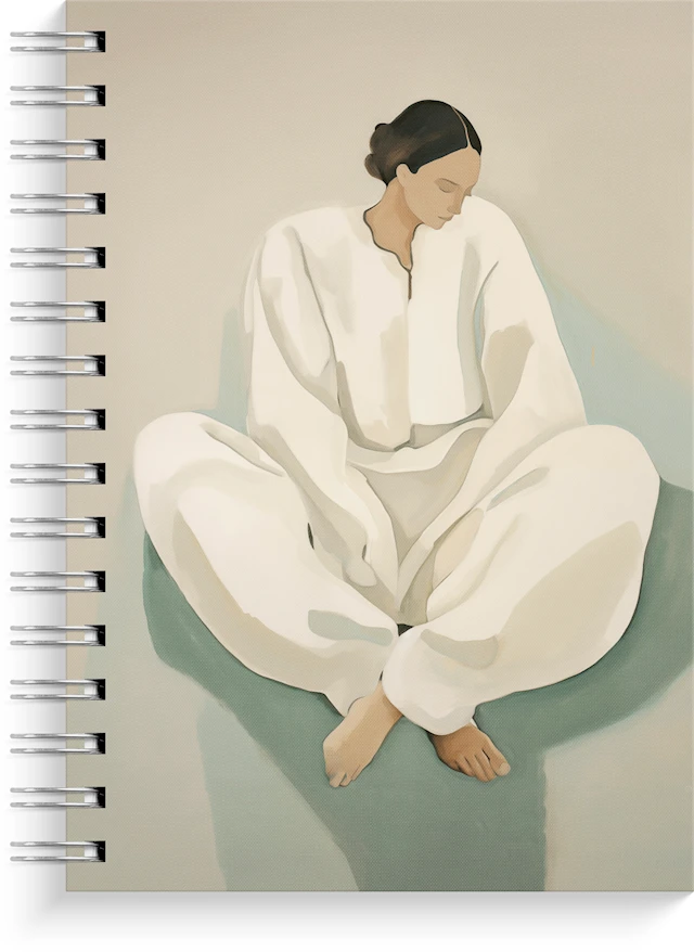 Notebook Blank A5 Serene Burde